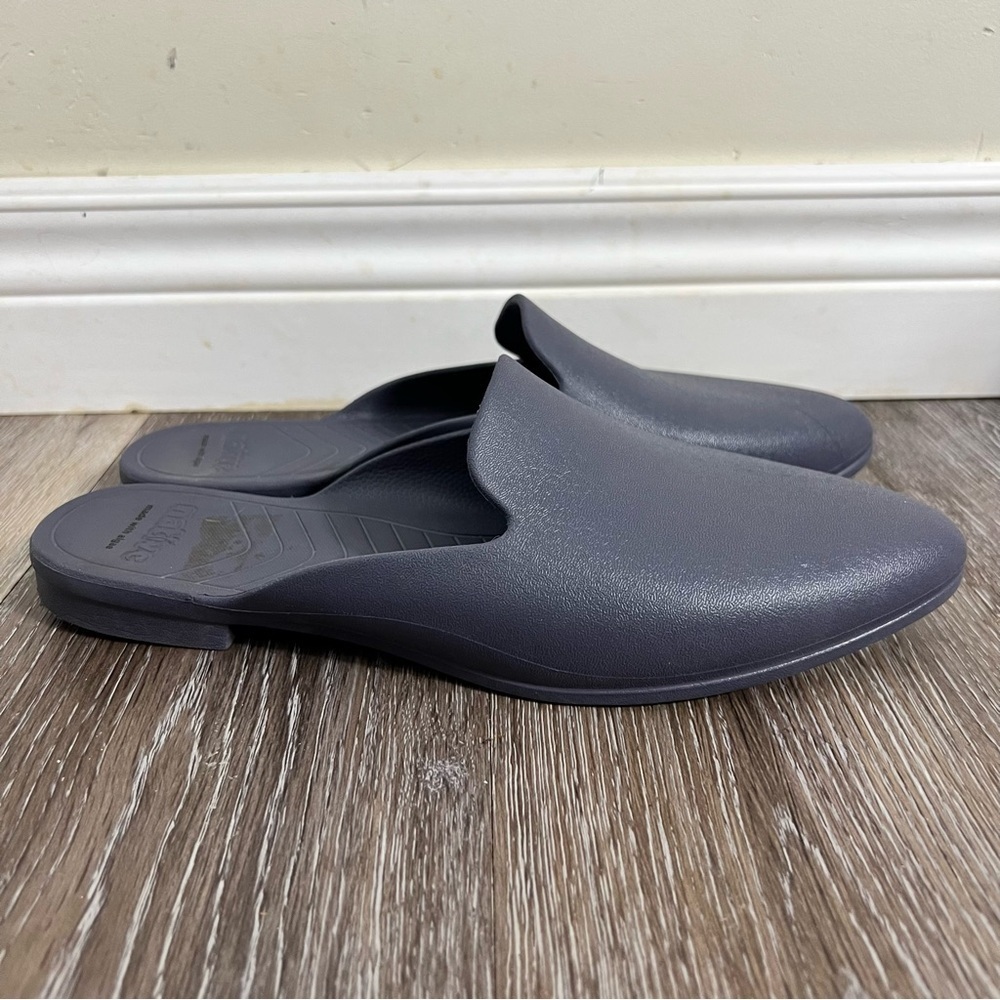 Native Shoes Ava Bloom (Onyx) Mules Size 6 Slip On Washable Easy Clean Flats - Picture 2 of 8